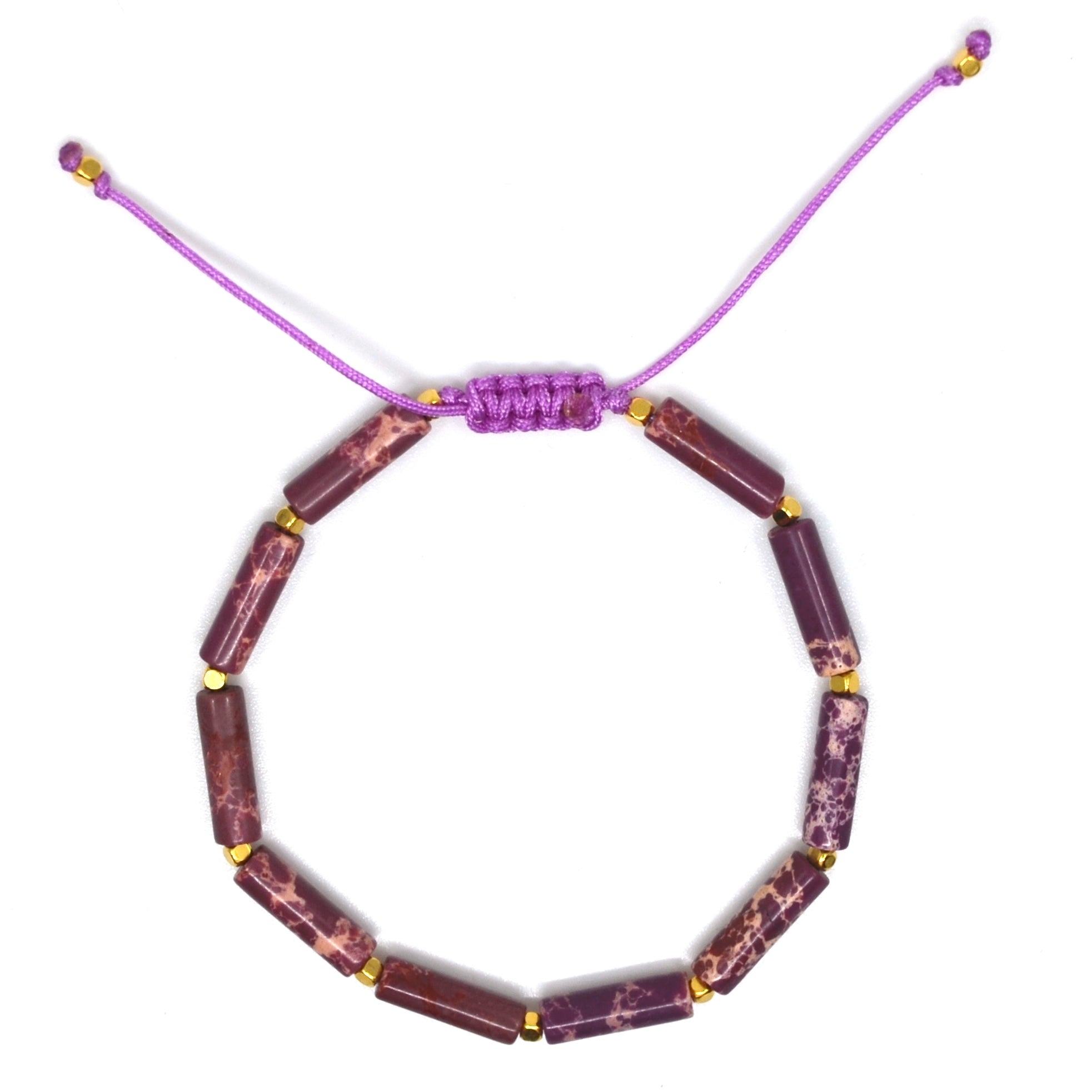 Bert Bracelet Cilly Painted Jasper Purple